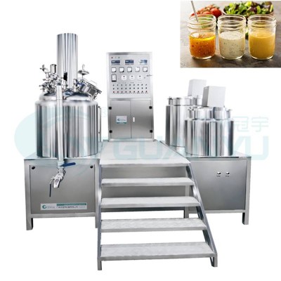 Hot Sale Food Process Making Machine Paste Cream Vacuume Homogeneous Emulsifying Mixer Machine For Cheese Yogurt Pate Jam Stew