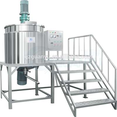 Stainless steel SS304 SS316 Sanitary Dairy Fruit Juice Beverage Emulsification Emulsifying Mixing Tank Chili Sauce Stirrer