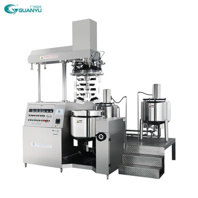 GY 200L Vacuum Homogenizing Cream Emulsifier Mixer High Speed Part Mayonnaise Making Machine