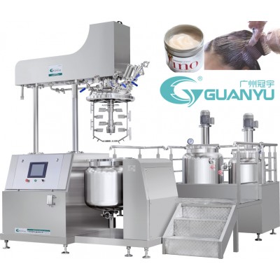 Automatic vacuum emulsifying homogenizer mixer machine for toothpaste/ Cosmetics/ Shower Gel