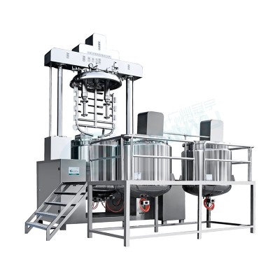 Liquid Washing Homogenizing Mixer With Agitator And Homogenizer