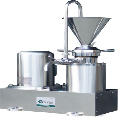 Guanyu Stainless Steel Chili Soybean Pepper Nut Movable Operation Stand Colloid Mill Machine Equipment